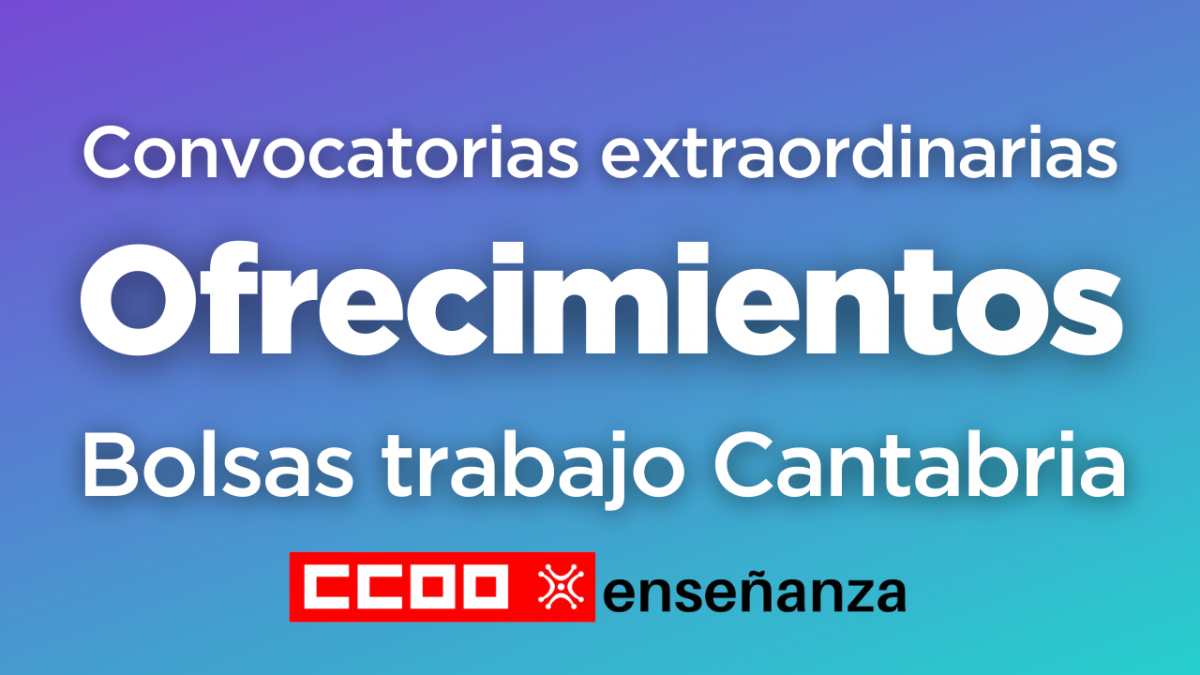 Ofrecimientos Cantabria