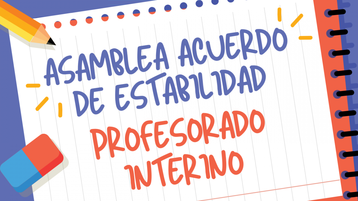 Vídeo completo Asamblea Acuerdo Estabilidad Profesorado Interino