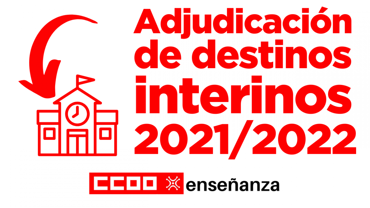 Fechas de publicación resolución y calendario de adjudicación de destinos a interinos para el curso 2021/2022