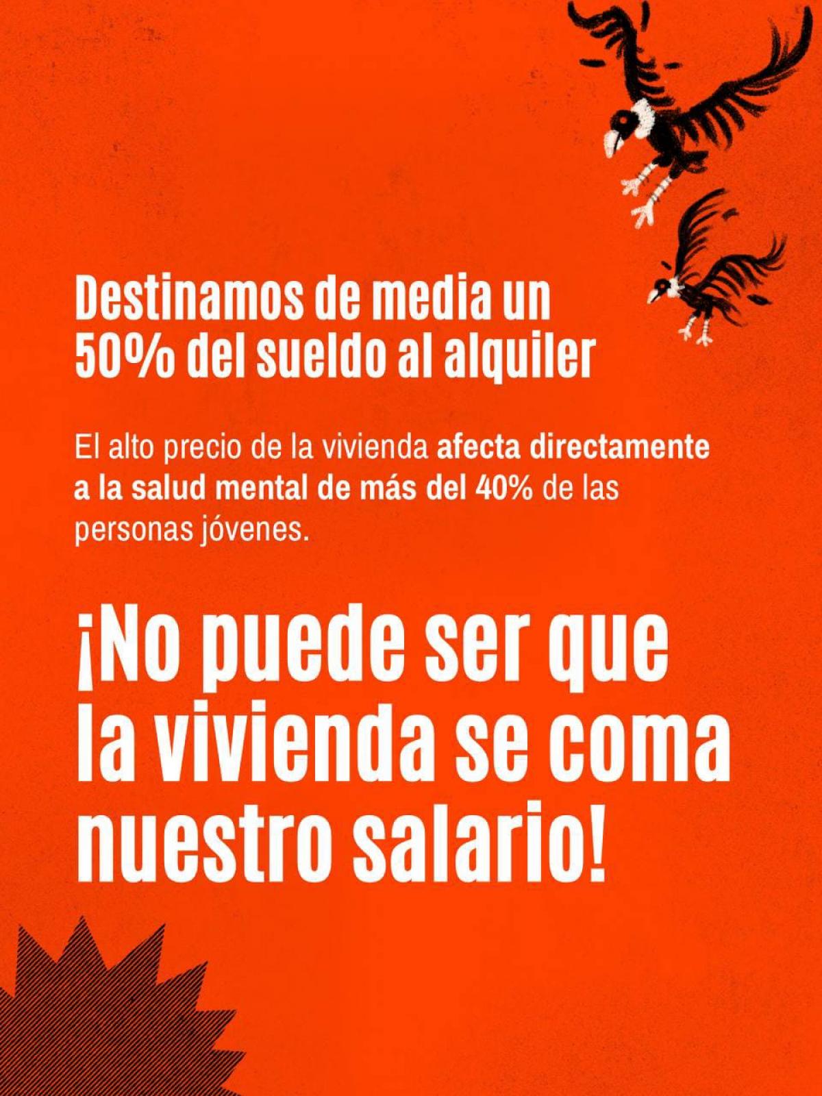 ¡La vivienda se come nuestro salario!