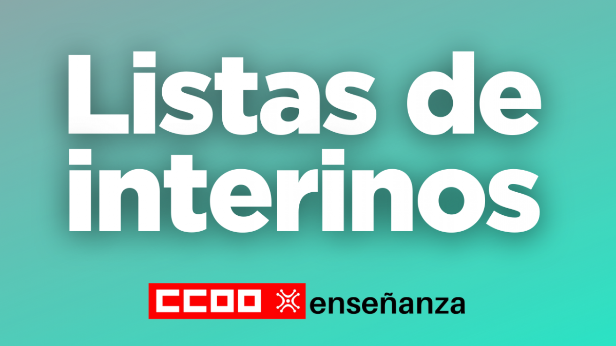 Listas definitvas de interinos