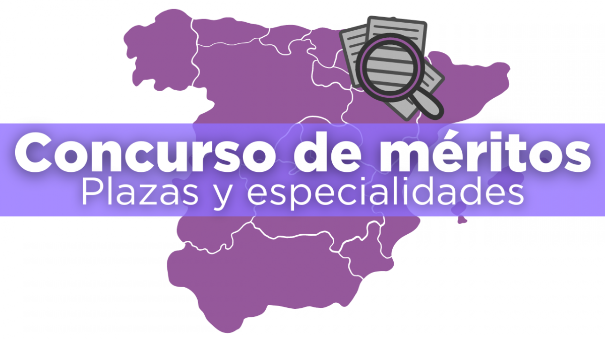 Concurso de méritos extraordinario: Plazas y especialidades
