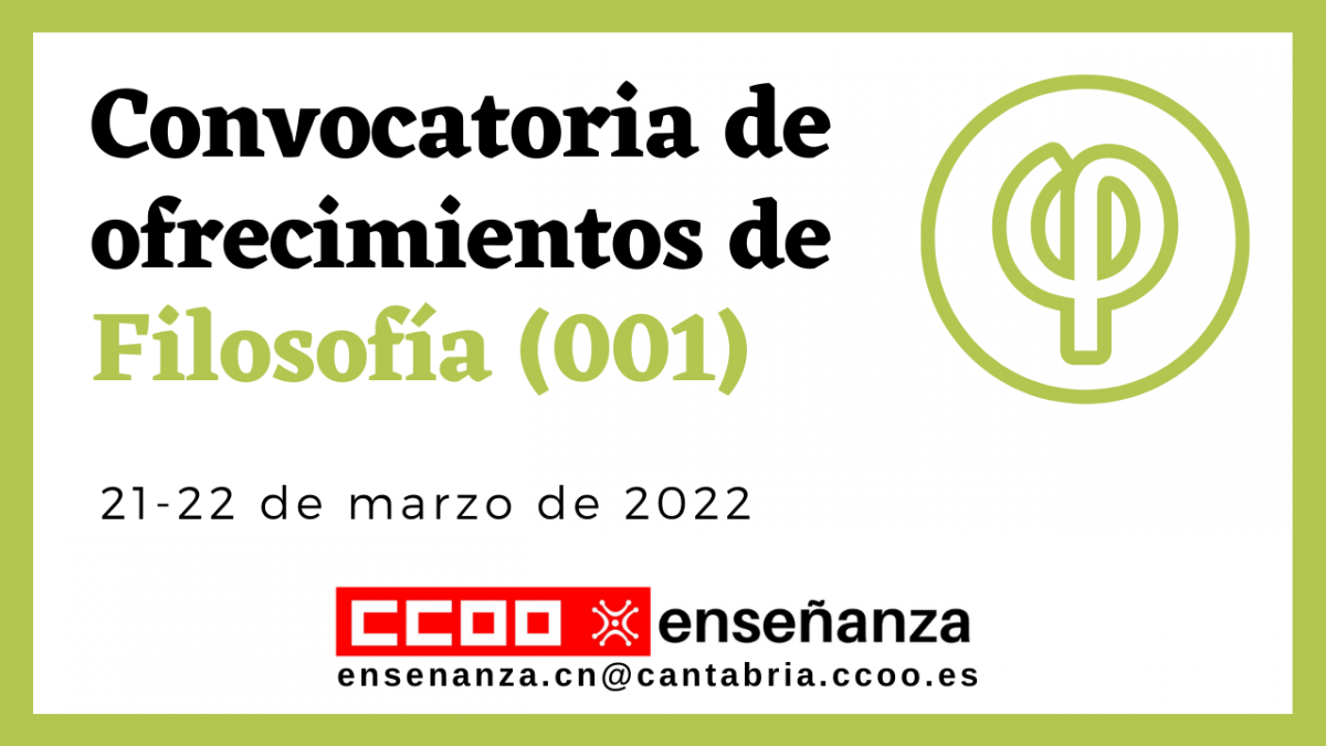 Convocatoria de ofrecimientos de Filosofía (001)