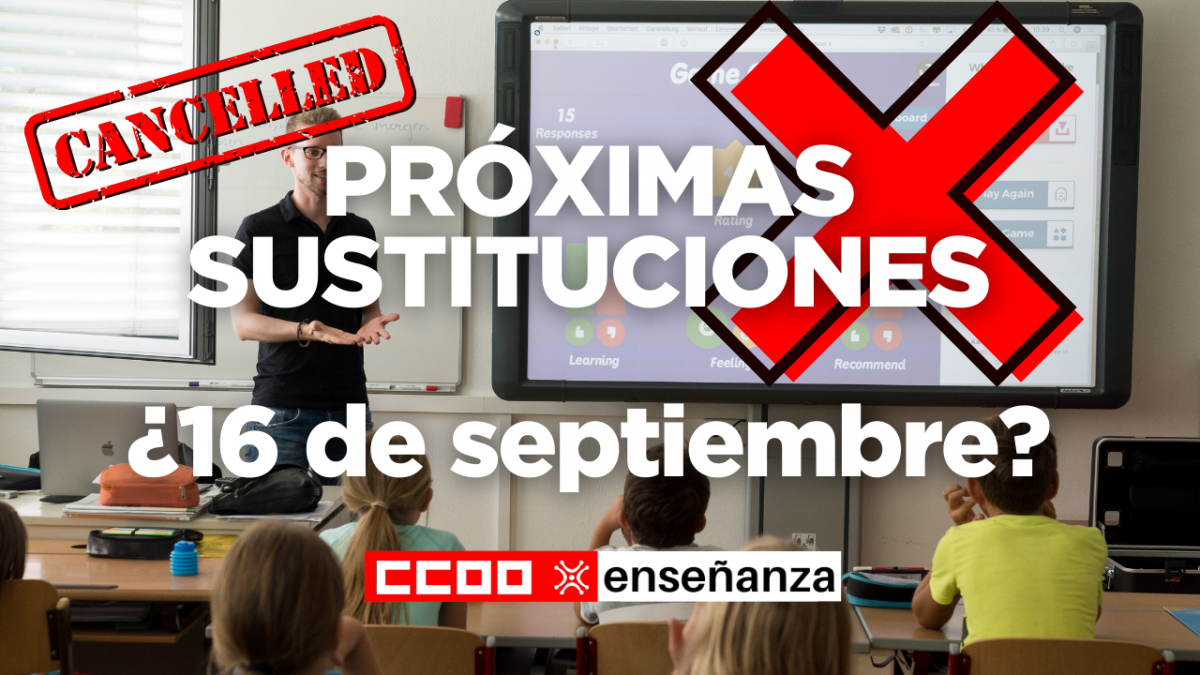 Sustituciones 16 de septiembre