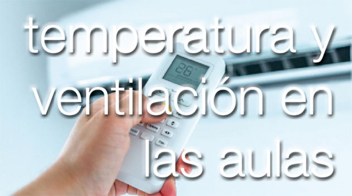 temperatura y ventilación en las aulas