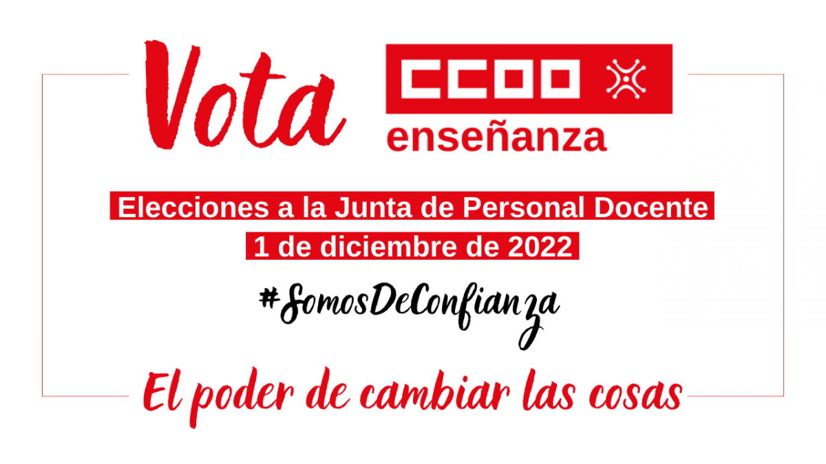 El 1 de diciembre son las elecciones en Educación